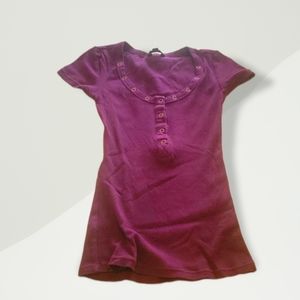 Guess Maroon Tshirt